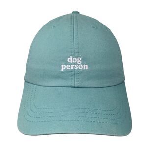 Dog Person Slideback Hat Blue OSFM Adjustable Embroidered State Of Mine